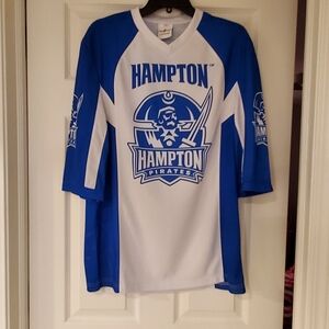 Hampton University Pirates Men's Blue and White Jersey